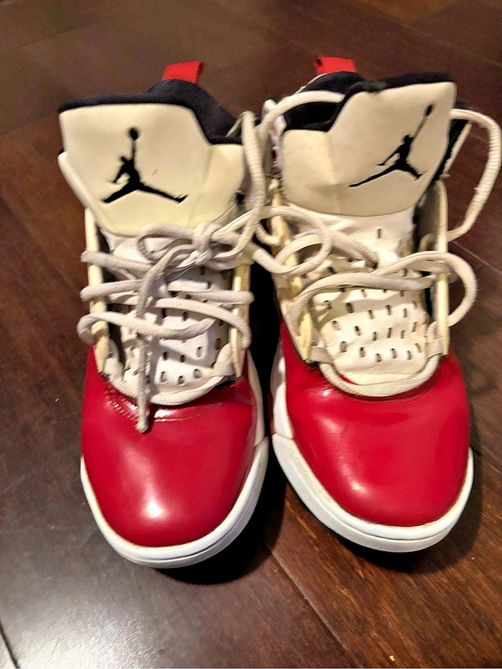 Jordan Men's Sneakers US 7.5 Red & White